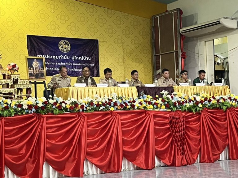ประชุมกำนันผู้ใหญ่บ้านฯอ.โคกเจริญ